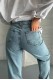 Palazzo Buz Mavizi Jeans Pantolon