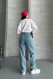 Palazzo Buz Mavizi Jeans Pantolon