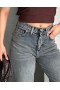 Palazzo Kahve Jeans Pantolon