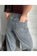 Palazzo Kahve Jeans Pantolon