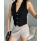 Siyah Jeans Yelek