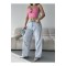Baggy Buz Mavisi Jeans Pantolon