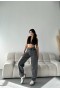 Baggy Gri Jeans Pantolon