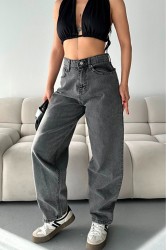 Baggy Gri Jeans Pantolon
