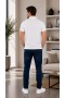 Erkek Beyaz Düz Polo Yaka T-shirt